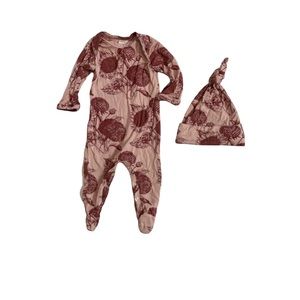 KATE QUINN sunflower beanie onesie set newborn